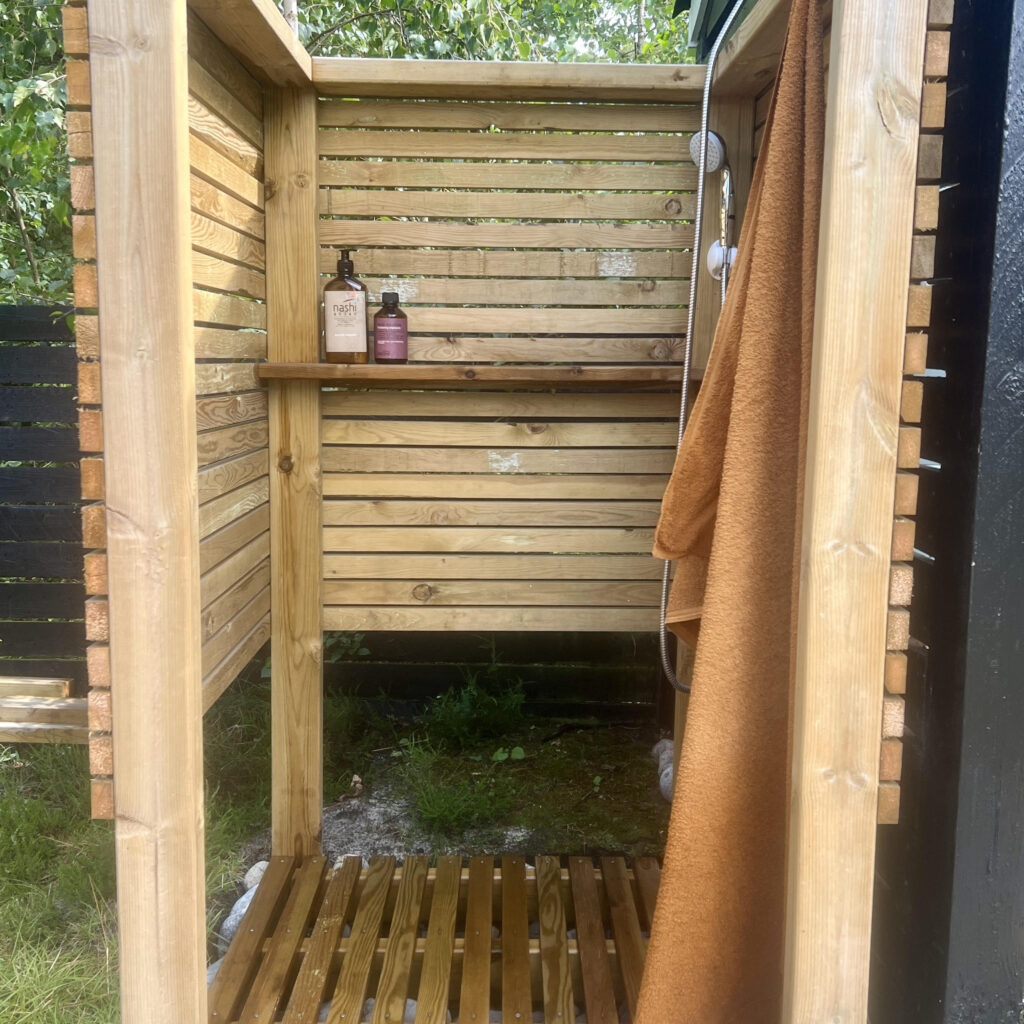 Udebruser med varmt vand